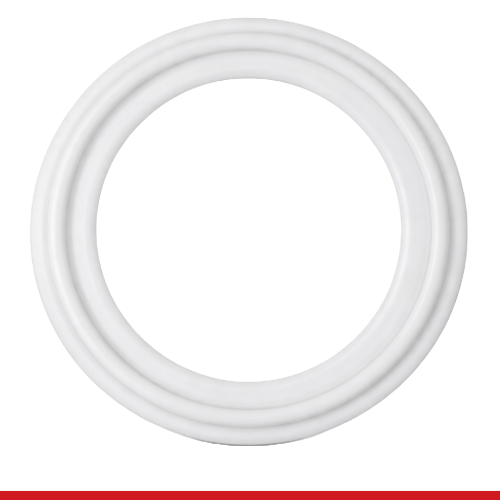 A40MPUWP 8" CLAMP GASKET WHITE BUNA