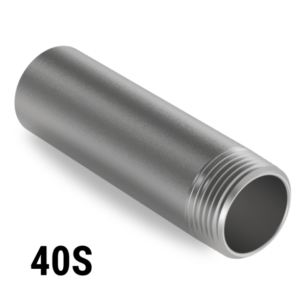 NIX01500W4RTOE 2" X 1-1/2" STD / S40S (.154") SS T316/T316L WELD T.O.E NIPPLE IMPORT