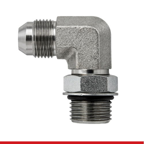 SE-12T-SN 3/4" MALE JIC X 3./4 FEMALE JIC SWIVEL 90 DEGREE ELBOW