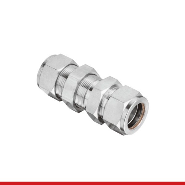 SABU 6-6U 3/8" O.D. X 3/8" MALE JIC BULKHEAD UNION