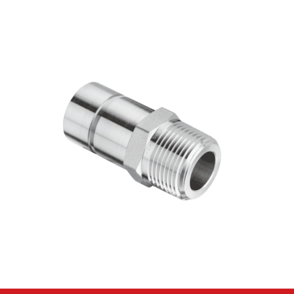 SGMA 6-6G 3/8" TUBE STUB X 3/8" MBSP PARALLEL MALE ADAPTER