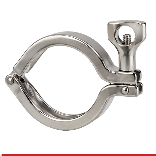A413ISO 6" I-LINE WING NUT CLAMP -304