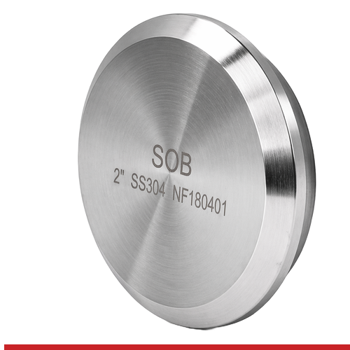 16AQ-14Q-1.5-316 1-1/2" Q-LINE SOLID END CAP - 16AQ-14Q, .313" LONG 316SS