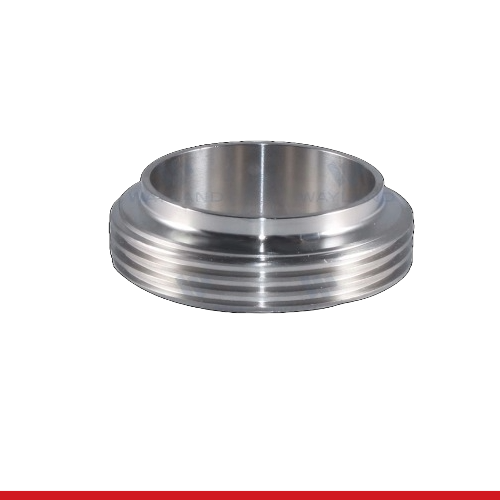 15TRFJP-2.5-304 2-1/2" THREADED JOHN PERRY SHORT WELD FERRULE - 15TRFJP, .844" LONG 304SS