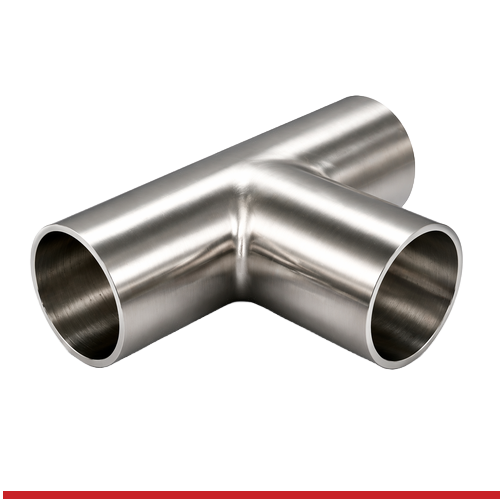 7W-4-7-316 4" BUTT WELD END LONG TEE -7W, 316SS, POLISHED