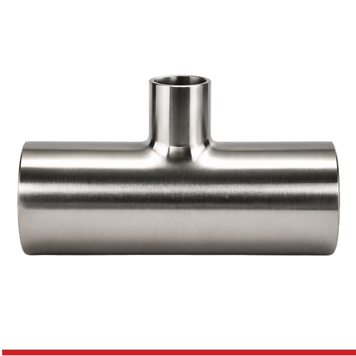 7RW-4X2.5-1-316 4" X 2-1/2" BUTT WELD END REDUCING LONG TEE - 7RW, 316SS,