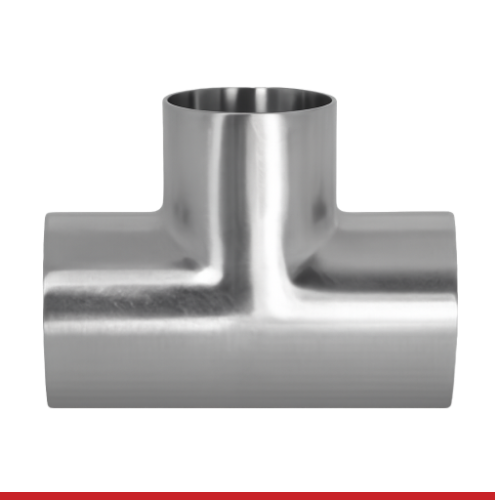 7WWW-3-1-304 3" BUTT WELD END SHORT TEE - 7WWW, 304SS, UNPOLISHED