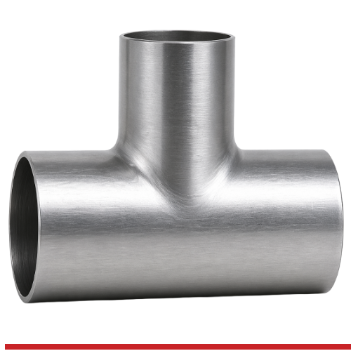 A47WI-UP 2" BUTT-WELD LONG TEE - UNPOLISHED -304