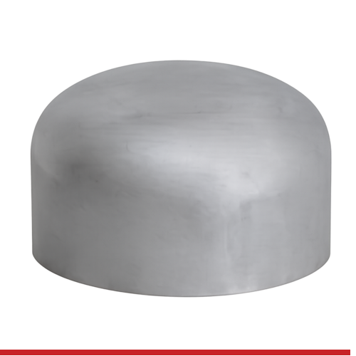 A416WO-UP 6" DOME CAP - UNPOLISHED -304