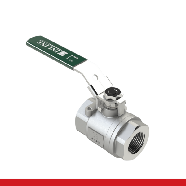 202F-D6666-MMTT-2S 2PC FULL, 2", 316/CF8M BODY, 316/CF8M END, 316/CF8M BALL, 316/CF8M STEM, TFM SEAT, TFM SEAL, NPT X N