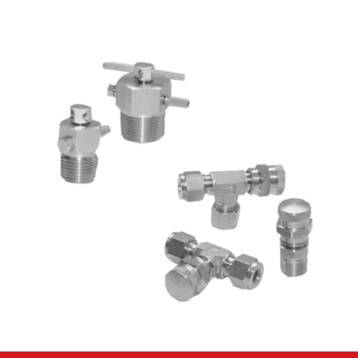 TUBE-FITTINGS-COMPRESSION-SUPERLOK-PURGE VALVES