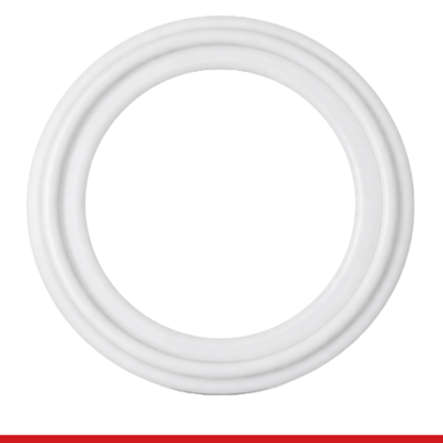 A40MPUWP 8" CLAMP GASKET WHITE BUNA