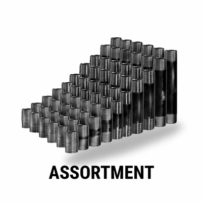 NASSREW4CS 3/4" STD / S40S (.113") CS BLK WELD T.B.E NIPPLE ASSORTMENT IMPORT