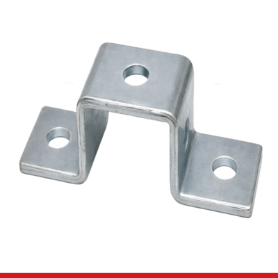 9053UFZ 5-HOLE "U' SUPPORT ZINC FOR 1-5/8" X 1-5/8" STRUT