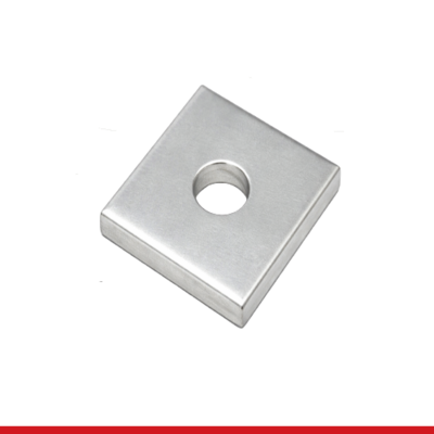 9001FFSS0038 SQUARE STRUT WASHER T-304 STAINLESS STEEL 3/8"