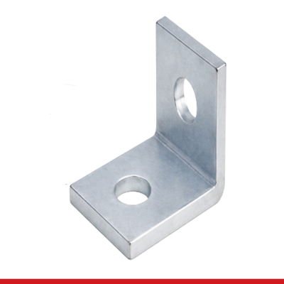 SC-AB90-5102-M TWO HOLE 90Âº ANGLE BRACKET FOR STRUT CHANNEL, 304/304L