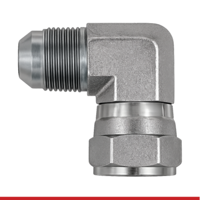 SE-8T-SN 1/2" MALE JIC X 1/2" FEMALE JIC SWIVEL 90 DEGREE ELBOW Superlok