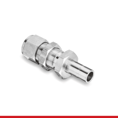 SBR 4-4 1/4" O.D. X 1/4" TUBE STUB BULKHEAD REDUCER