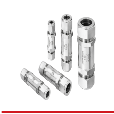 SPCV-S-4-3P-KZ 1/4" O.D, #3 PSI SPRING, 3000 PSI, KAL- REZ O-RING