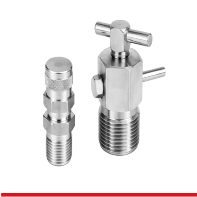 SPUV-S-4-UT 1/4" O.D, 6000 PSI, UNION TYPE, PURGE VALVE