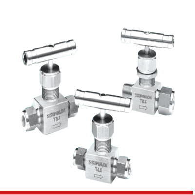 SBNV1-S-4-SS-KH 1/4" O.D, SOFT STEM TIP, PHENOLIC HANDLE, 6000 PSI