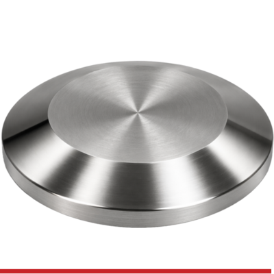 A616AMVM 4" SCHEDULE 5 SOLID END CAP -316L