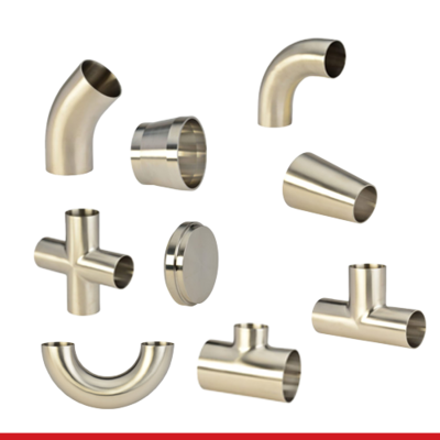 TUBE-FITTINGS-POLISHED BUTT WELD