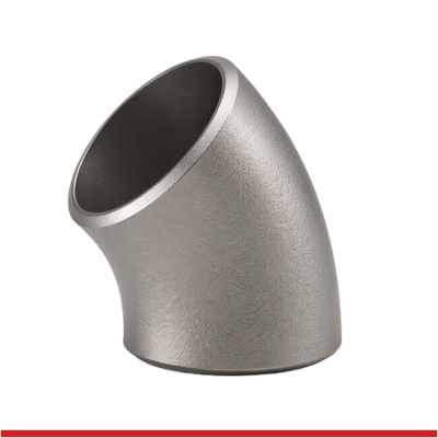 A4L2KSF-UP 1" BUTT-WELD LONG 45 ELBOW - UNPOLISHED -304